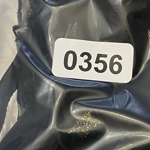 New! Victorias Secret black metallic star pattern mesh lace bra 10356 - Picture 6 of 6